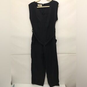 Eve Gravel Black Sleeveless Jumpsuit Size XS